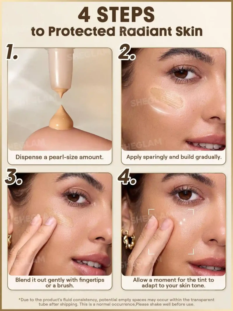 تینت صورت شیگلم DEW & DONE spf20 - Image 6
