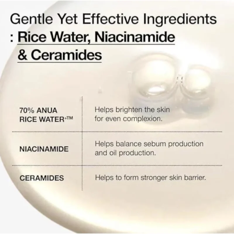 تونر برنج آنوا Rice 70+ Ceramide - Image 4