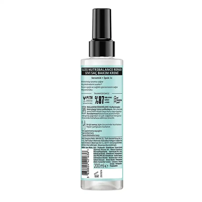اسپری ضدریزش گلیس Nutribalance Repair حجم 200میل - Image 3