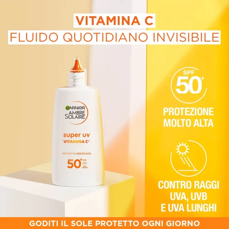کرم ضدآفتاب روشن‌کننده گارنیر SuperUV VitC - Image 2