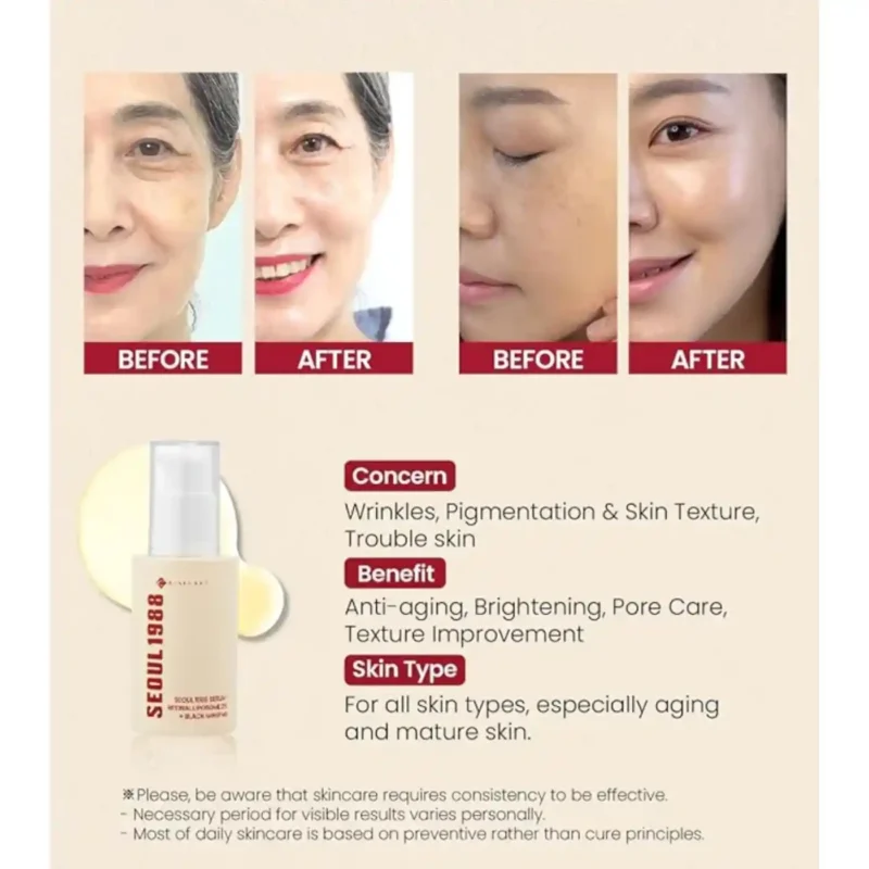 سرم رتینال ضدچروک سئول ۱۹۸۸ Liposome 2% + Black Ginseng - Image 2