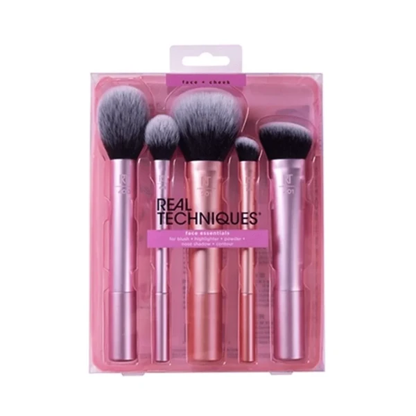 real-techniques-face-essentials-brush-set-948355_png (1) ست براش ۵ تکه کاربردی ریل تکنیک Face & Cheek - Image 1
