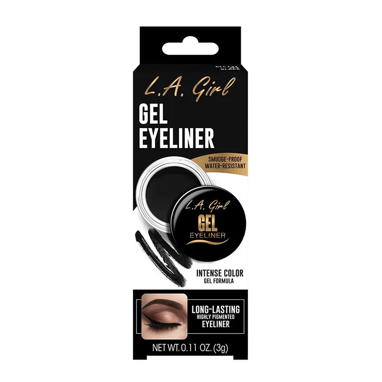 LA_Girl_Gel_Eyeliner خط چشم ژلی ال ای گرل Jet Black وزن 3گرم - Image 1