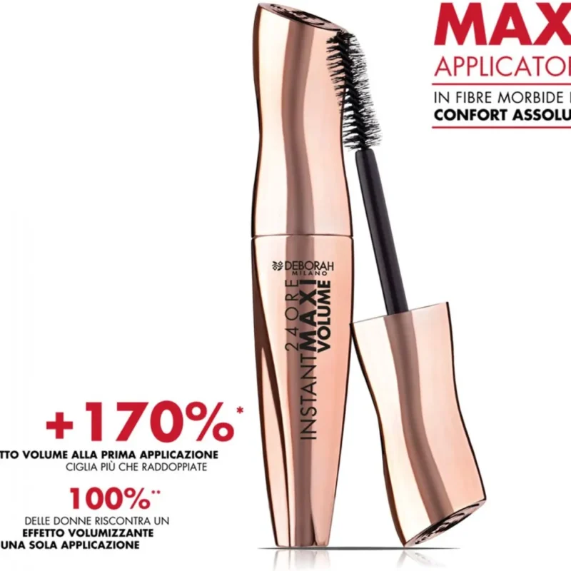 ریمل حجم‌دهنده بسیار مشکی دبورا Instant Maxi Volume - Image 2