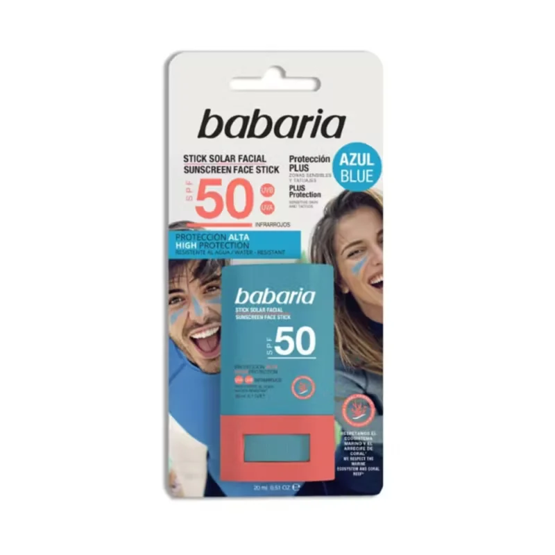 web_171288-98085-1747224325 (1) ضدآفتاب استیکی ضدآب باباریا SPF50 حجم 20 میل - Image 1
