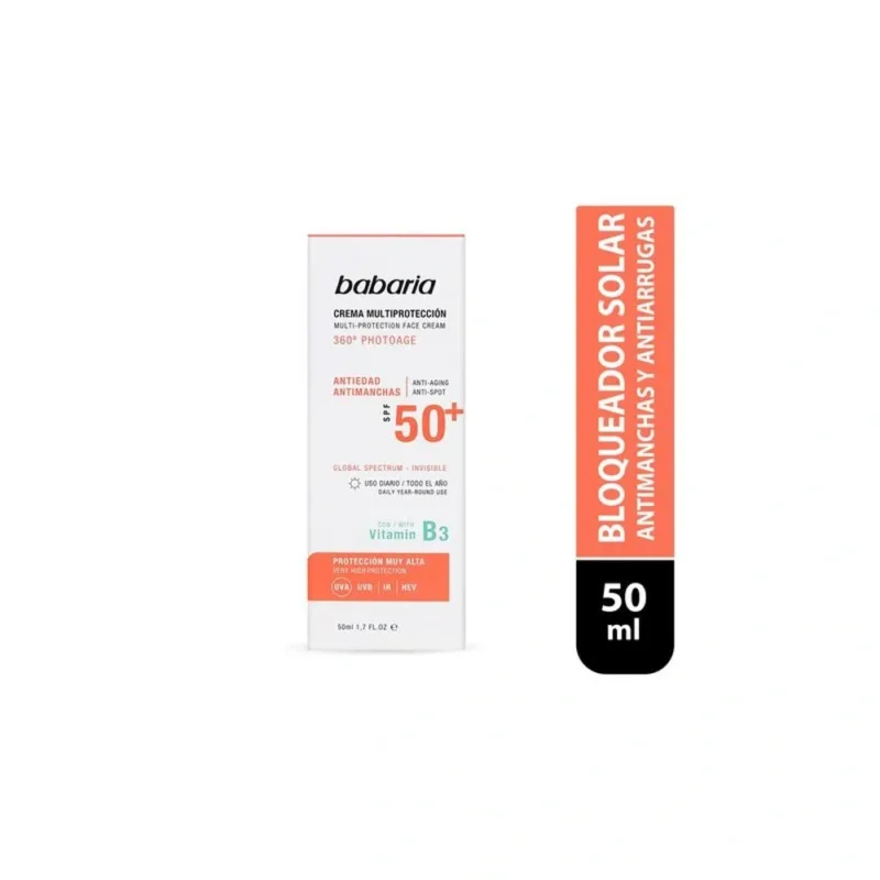 کرم ضدآفتاب ضدلک و ضدچروک باباریا vitamin B3 حجم 50میل - Image 3
