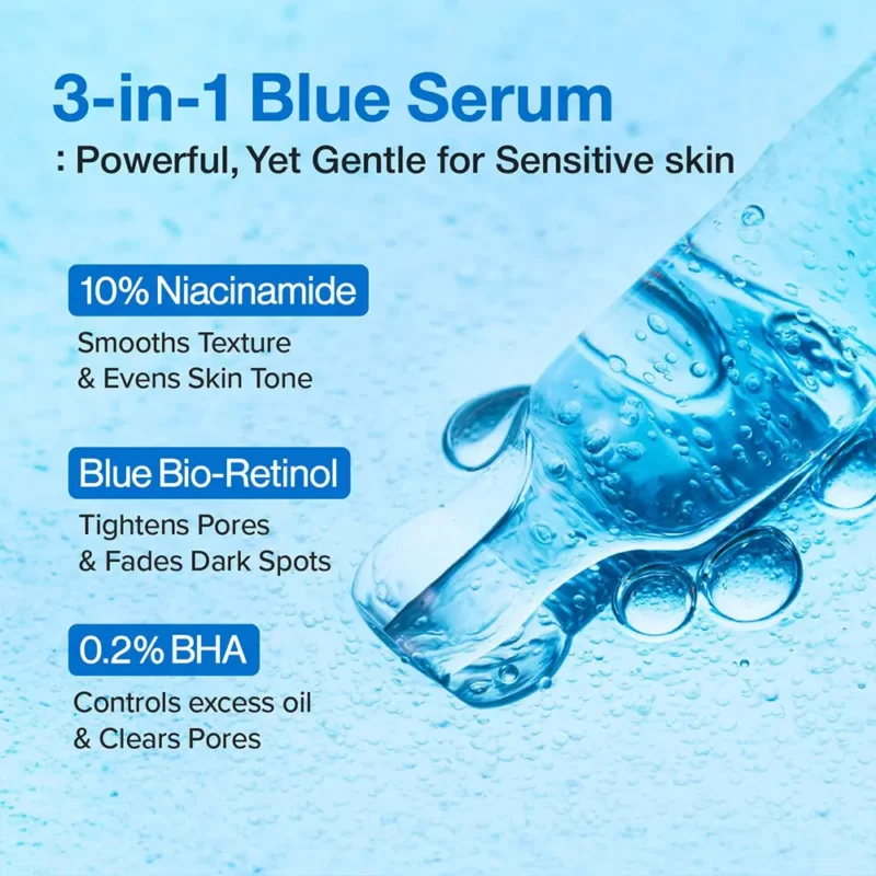 سرم ضدچروک نامبوزین Blue Bio-Retinol حجم 30میل - Image 5