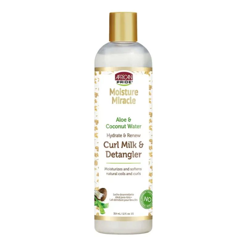 APCURLMILKDETANGLER_4f364cc6-1012-40f1-81ad-ef29b885de54 شیر گره بازکن مو Moisture Miracle حجم 354میل - Image 1