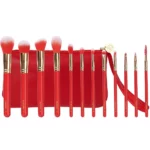 ست ۱۲ عددی براش آرایشی بی اچ مدل Red Elegance