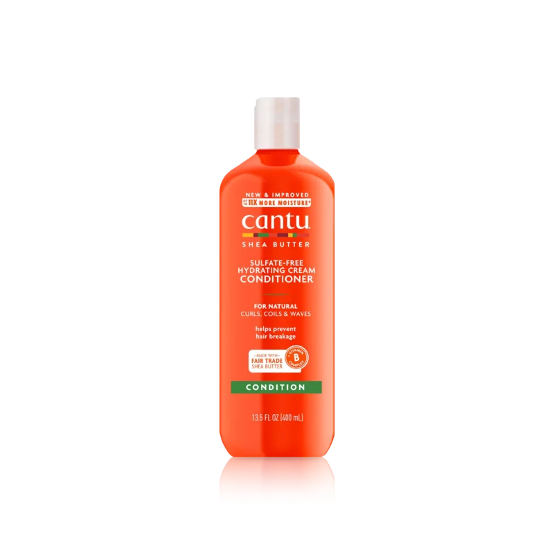 Cantu-Sulfate-FreeHydratingCreamConditioner-400ml-U-400ML-817513015328-1 نرمکننده آبرسان کانتو مدل Shea Butter حجم 400میل - Image 1
