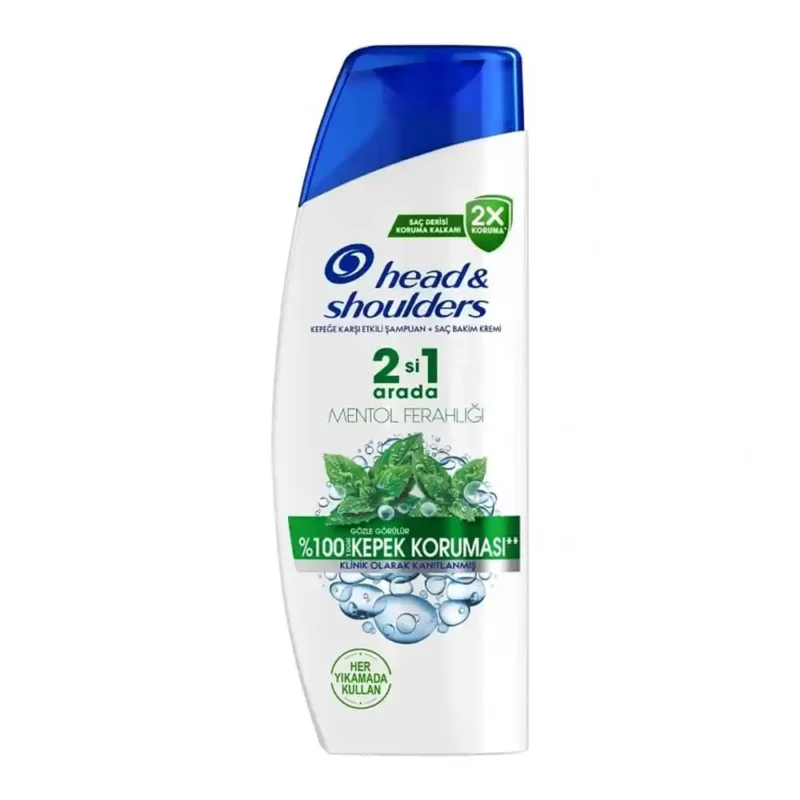 Head-Shoulders-MENTHOL-FRESHNESS-2-IN-1-ANTI-DANDRUFF-SHAMPOO-MENTOL-FERAHLIGI-2SI-1-ARADA-KEPEGE-KARSI-ETKILI-SAMPUAN-330ml-1 copy شامپو نعنایی ضدشوره هد اند شولدرز MENTOL FERAHLIGI - Image 1