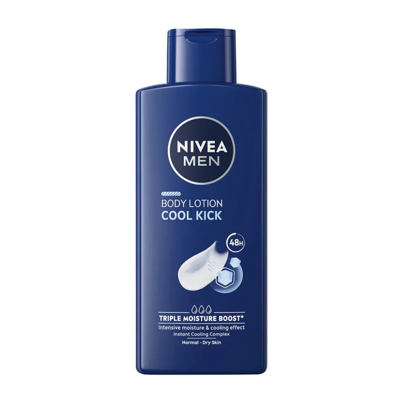 NIVEA_MEN_COOL_KICK_400 لوسیون بدن مردانه نیوآ COOL KICK حجم 400میل - Image 1