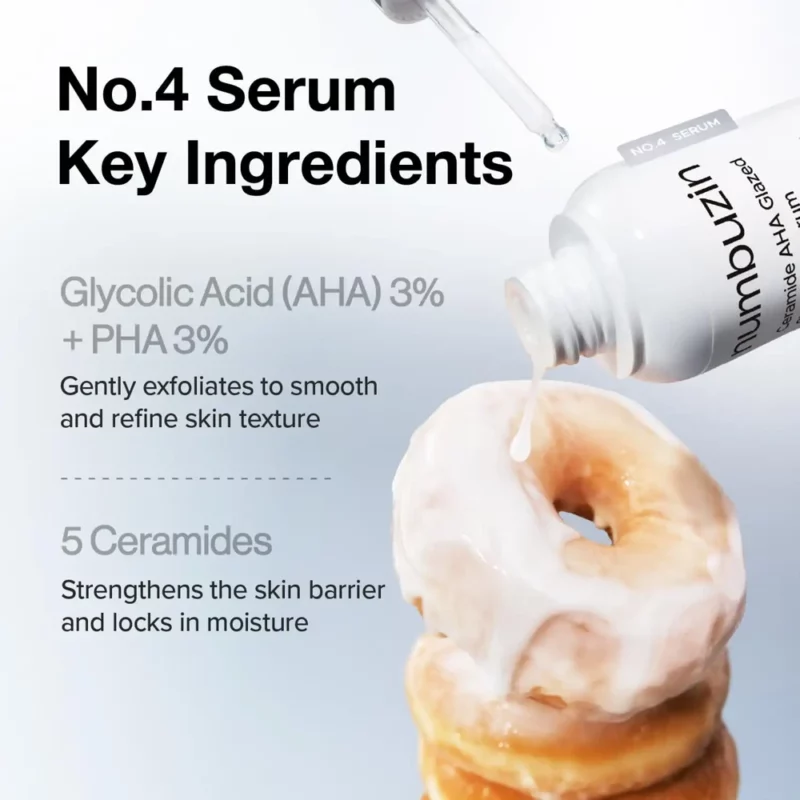 سرم لایه‌بردار نامبوزین شماره4 Ceramide AHA - Image 6