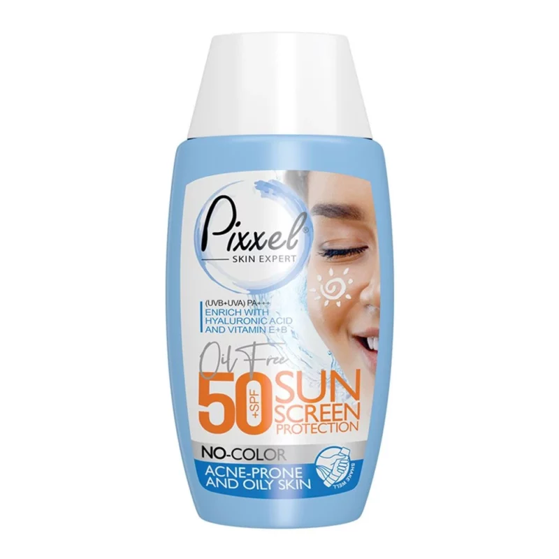pixxel_spf50_no-color_1000 ضد آفتاب بی رنگ پیکسل Oily Acne-Prone حجم 50میل - Image 1