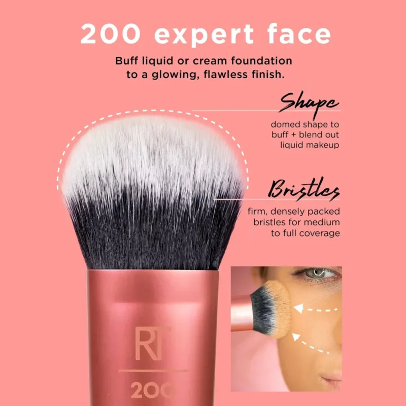 براش آرایش ریل تکنیک مدل Expert Face شماره 200 - Image 4
