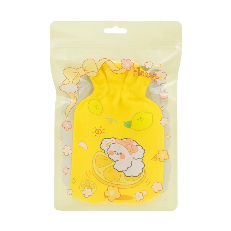 yellow_hot_water_bag_web کیسه آب گرم پارچه ای sweet bunny سایز کوچک - Image 1