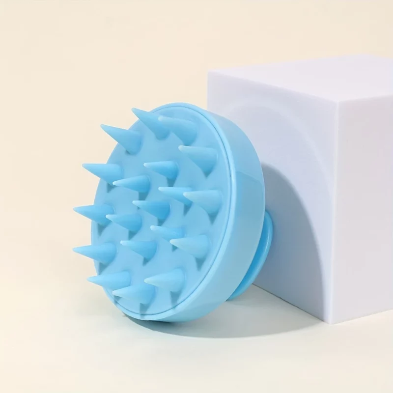 برس شست‌وشوی سر سیلیکونی حمام Massage Brush - Image 3