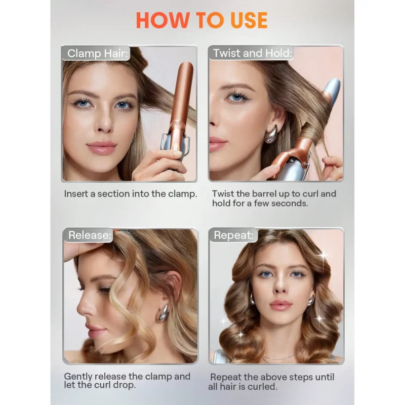 دستگاه فر مو شیگلم It Curl Curling Iron سایز 32میل - Image 6
