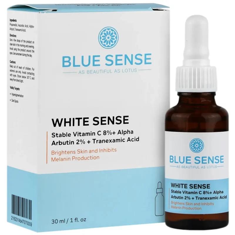 سرم روشن‌کننده و ضدلک ویتامین سی بلوسنس White Sense حجم 30میل - Image 2