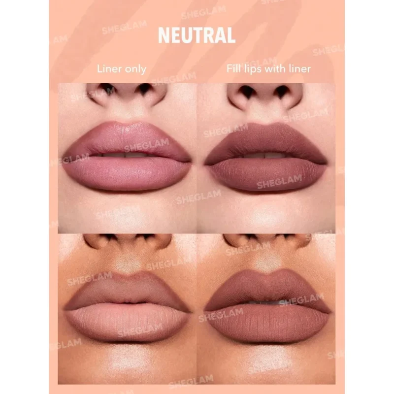 پک سه عددی مداد لب شیگلم مدل So Lippy Au Naturel - Image 3