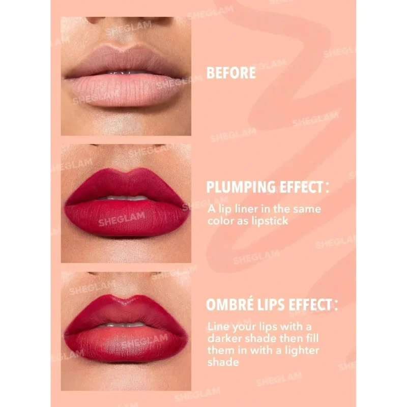 پک سه عددی مداد لب شیگلم مدل So Lippy Au Naturel - Image 5