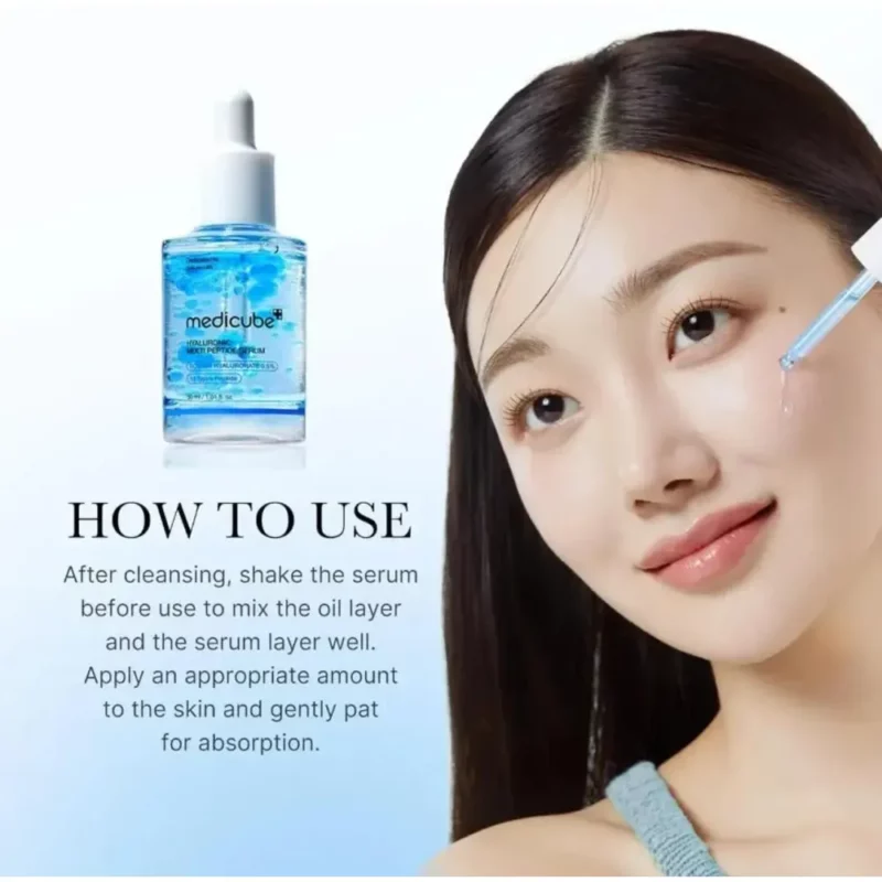 سرم آبرسان و جوانساز مدیکیوب Multi Peptide حجم 30میل - Image 3