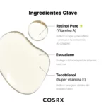 سرم رتینول ضدچروک کوزارکس Retinol 0.5 حجم 20میل - Image 2