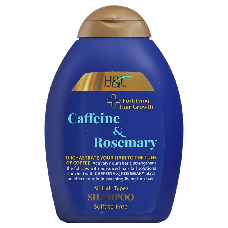 H&I_Caffeine_Rosemary_Shampoo_web شامپو اچ اند تی Caffeine & Rosemary حجم 385 میل - Image 1