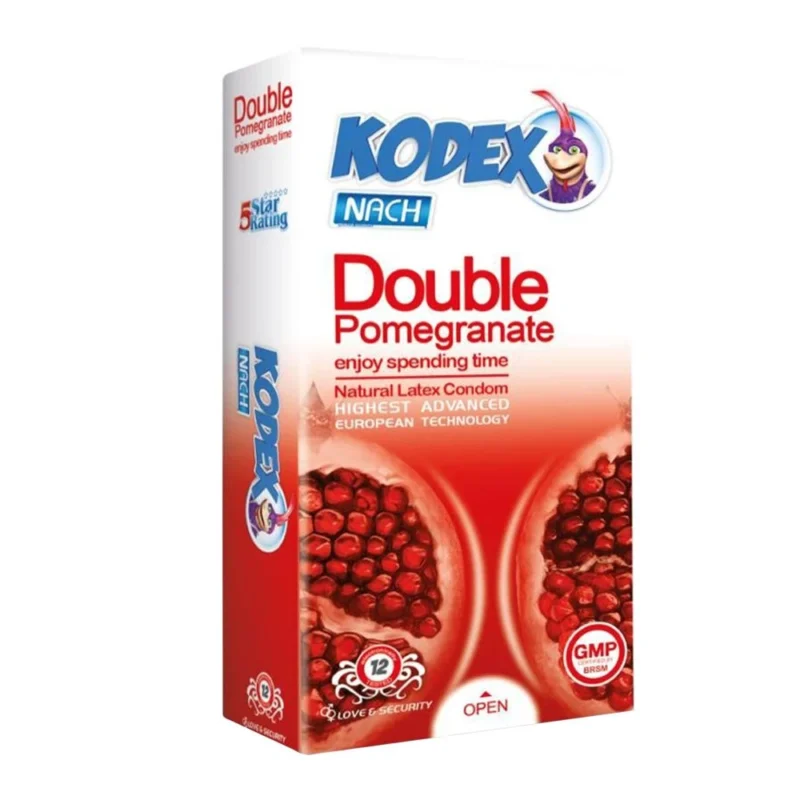 kodex_2_web کاندوم کدکس Double Pomegranate بسته 12عددی - Image 1