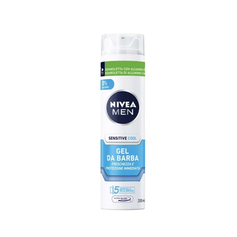 nivea_square ژل اصلاح مردانه نیوآ مدل Sensitive Cool حجم 200 میل - Image 1