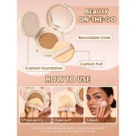 کوشن فوندیشن شیگلم مدل Natural Skin Finish  - Image 7