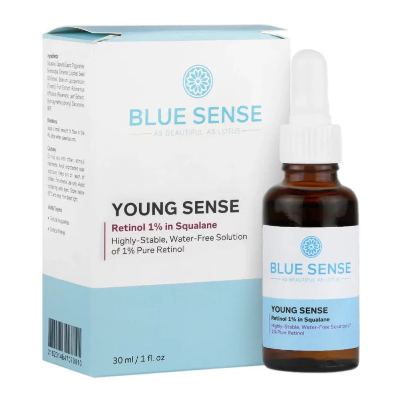 سرم ضدچروک و جوانساز رتینول بلوسنس Young Sense حجم 30میل - Image 2