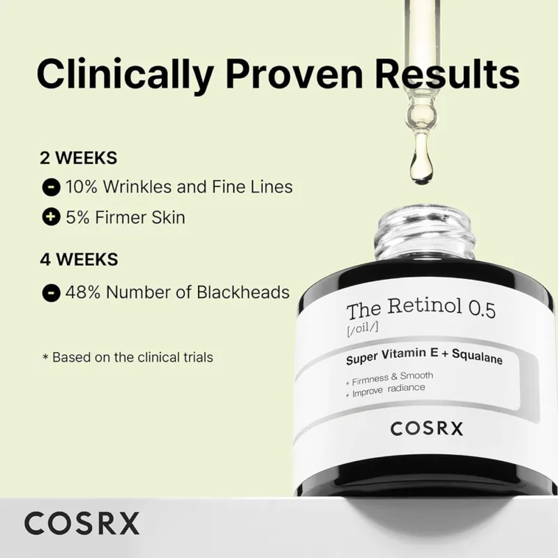 سرم رتینول ضدچروک کوزارکس Retinol 0.5 حجم 20میل - Image 3