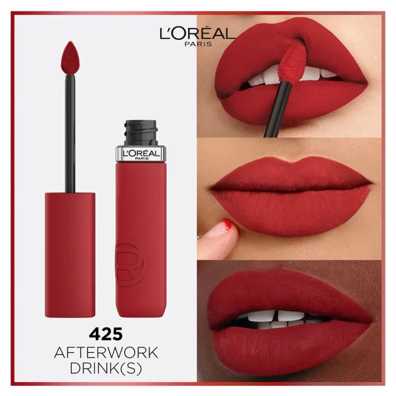 رژ لب مایع مات لورال سری Infaillible Matte Resistance - Image 6