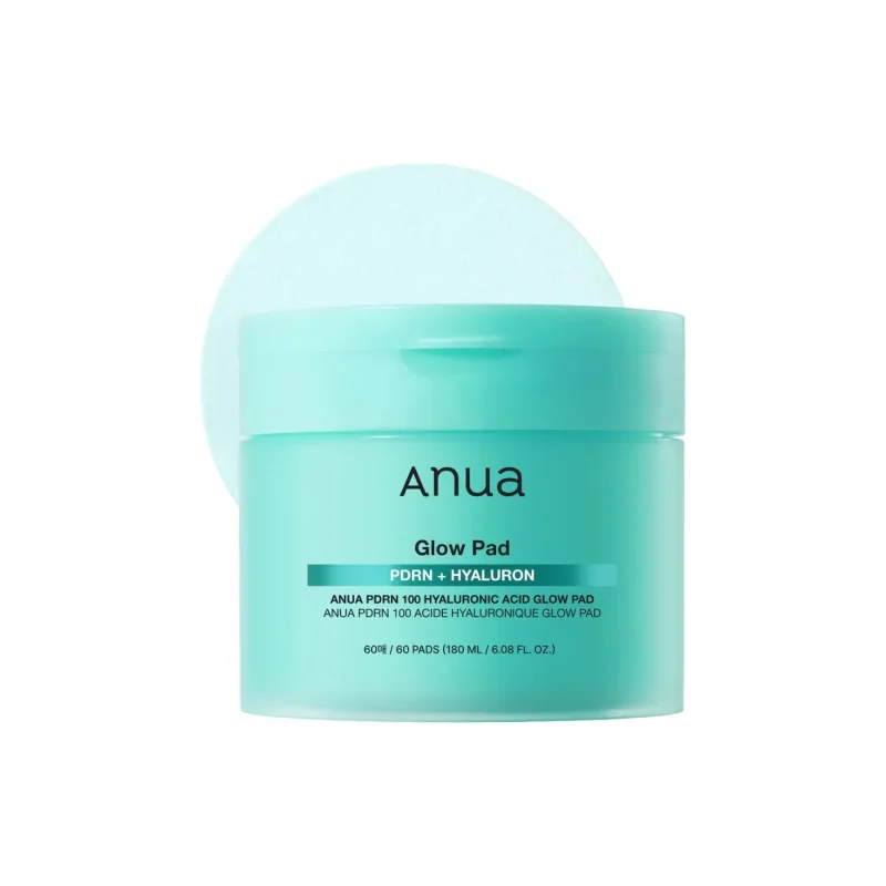 anua-glow-pad-2-soorati پد آبرسان و درخشانکننده آنوا Glow Pad بسته ۶۰عددی - Image 1