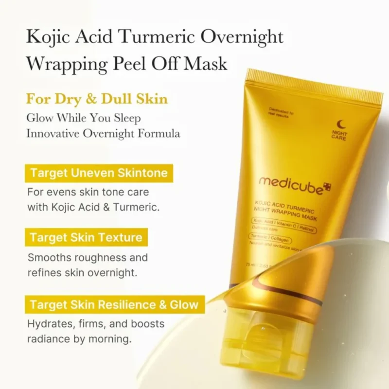 ماسک شب لایه‌بردار مدیکیوب Wrapping Mask حجم 75میل - Image 3