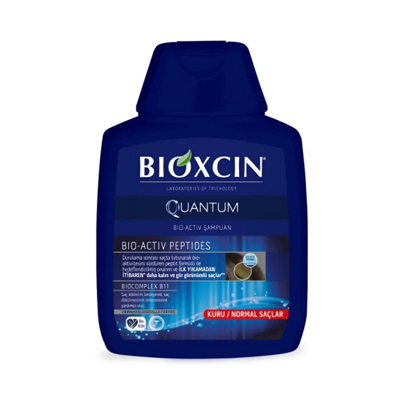 6943-09dd1بیوکسینآبی شامپو موهای خشک بیوکسین Quantum حجم 300میل - Image 1