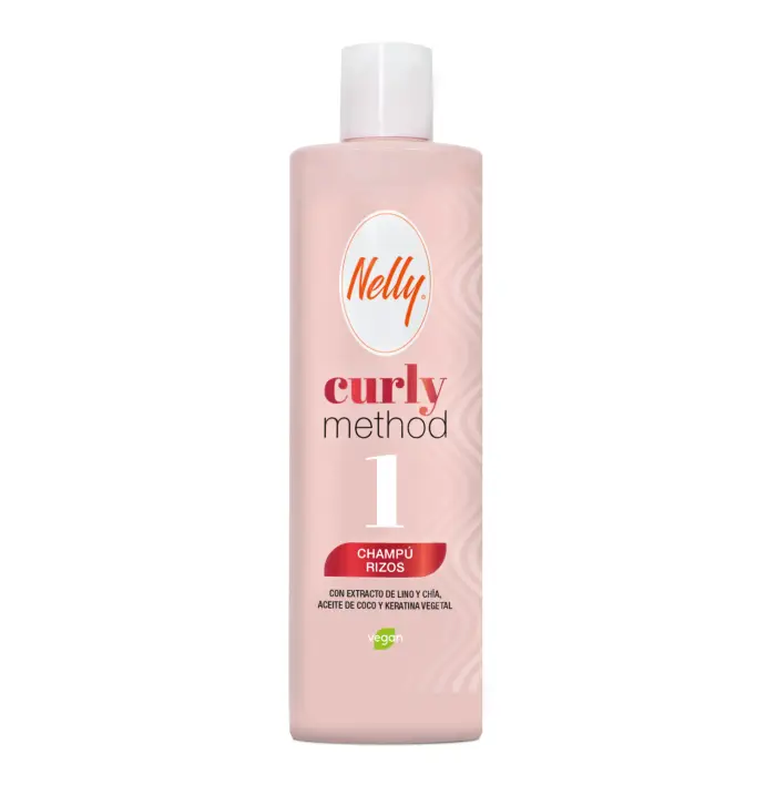 Nelly-Curly-1-Shampoo-4 شامپو موهای فر نلی Nelly مدل Curly Metod حجم 400 میل - Image 1