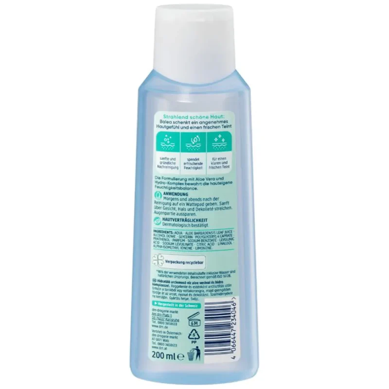 تونر باله‌آ مدل ALOE VERA حجم ۲۰۰ میل - Image 3