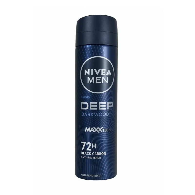 08f77bb4a8399d7aa2f97e611f353d547cc3f795_1762889008 اسپری ضدتعریق مردانه نیوا مدل Deep black carbon حجم 150میل - Image 1