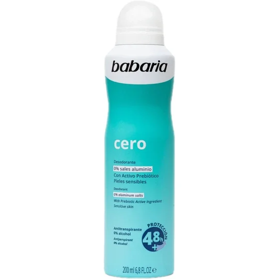 560x560 (1) اسپری ضد تعریق باباریا مدل Cero حجم 200میل - Image 1