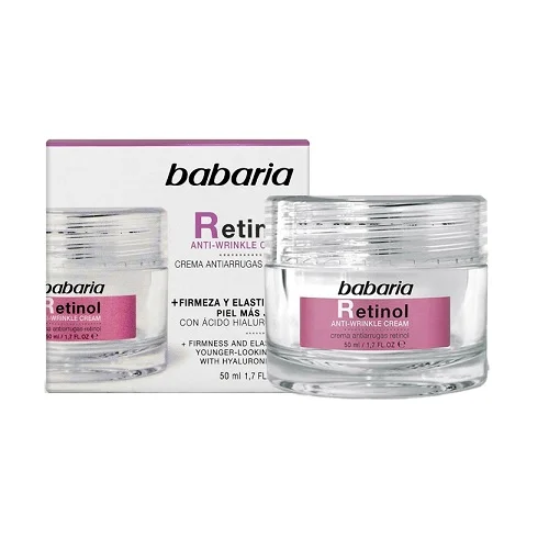 Babaria-anti-wrinkle-cream-containing-retinol کرم ضدچروک باباریا Retinol حجم 50میل - Image 1