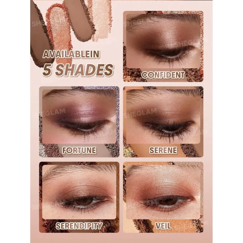 پالت سایه چشم شیگلم مدل Serene وزن 4.2گرم - Image 5