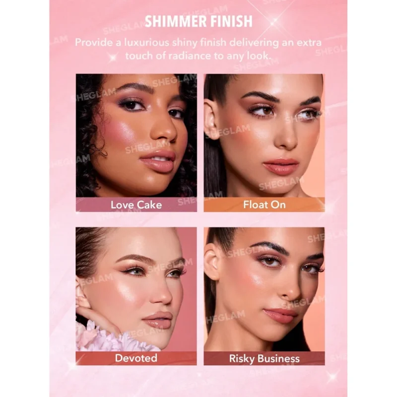 پک رژگونه مایع شیگلم Color Bloom Collection Set - Image 8