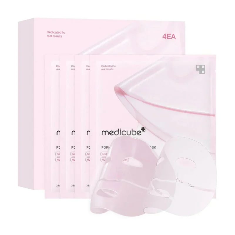 IMG_1360 ماسک ورقه ای کلاژن مدی کیوب PDRN Pink Collagen - Image 1