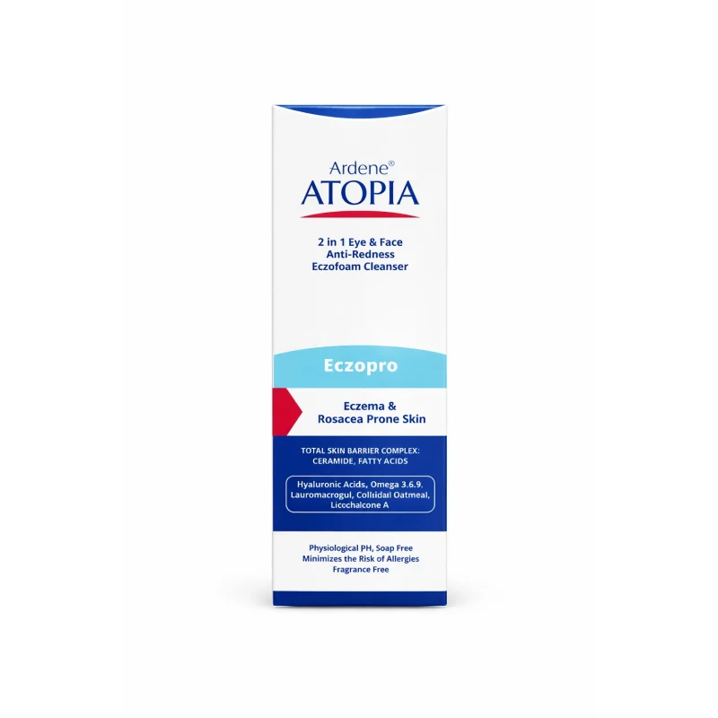 IMG_1452 فوم شوینده آردن آتوپیا مدل Anti-Redness حجم 150میل - Image 1