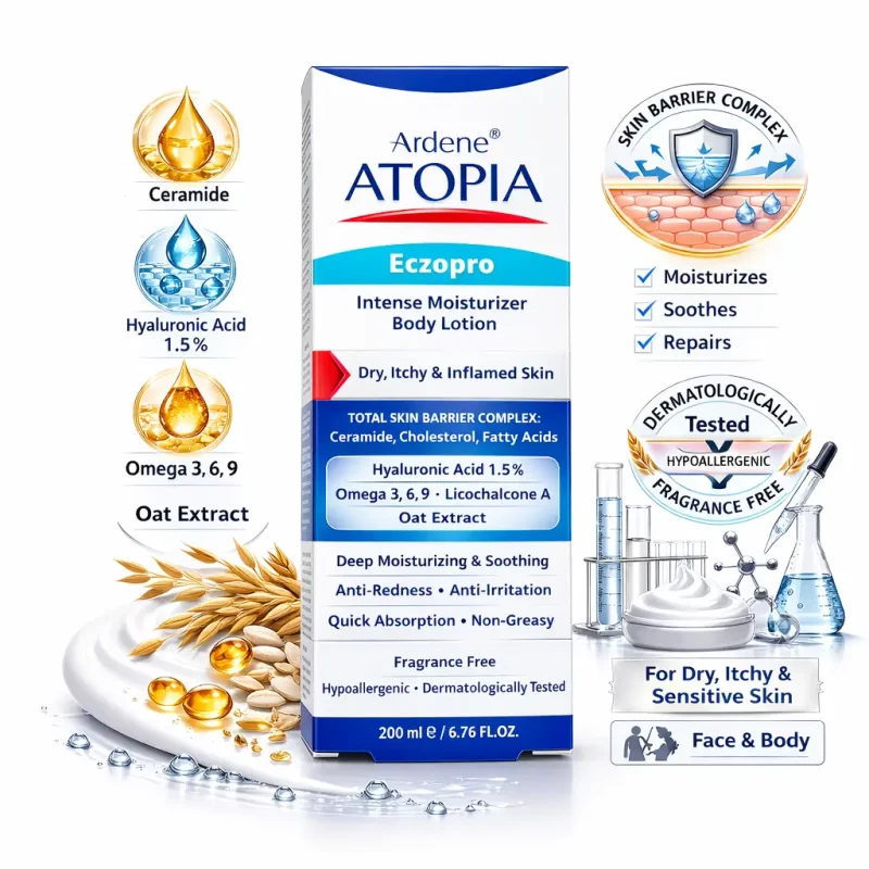 لوسیون بدن آردن آتوپیا Intense Moisturizer - Image 2