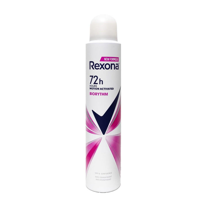 Rexona-Womens-Antiperspirant-Spray-BIORYTHM اسپری ضدتعریق رکسونا مدل Biorythm حجم 200میل - Image 1