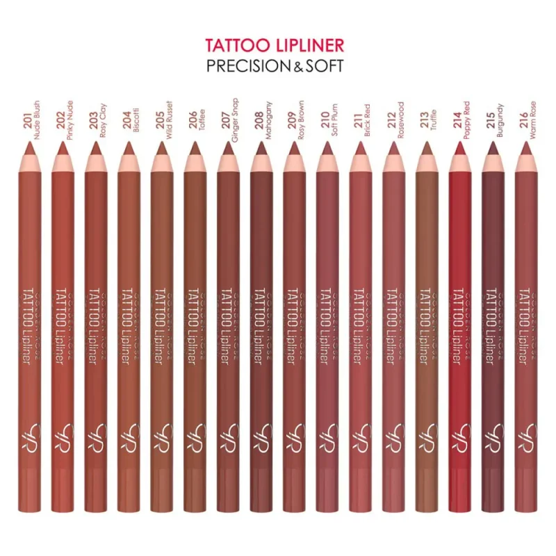 مداد لب گلدن رز Tattoo Lipliner  - Image 2