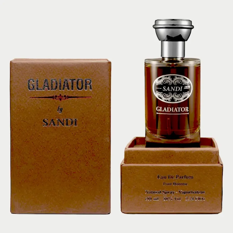 گلادیاتور قهوه ای۲ ادوپرفیوم مردانه سندی Gladiator حجم 80 میل